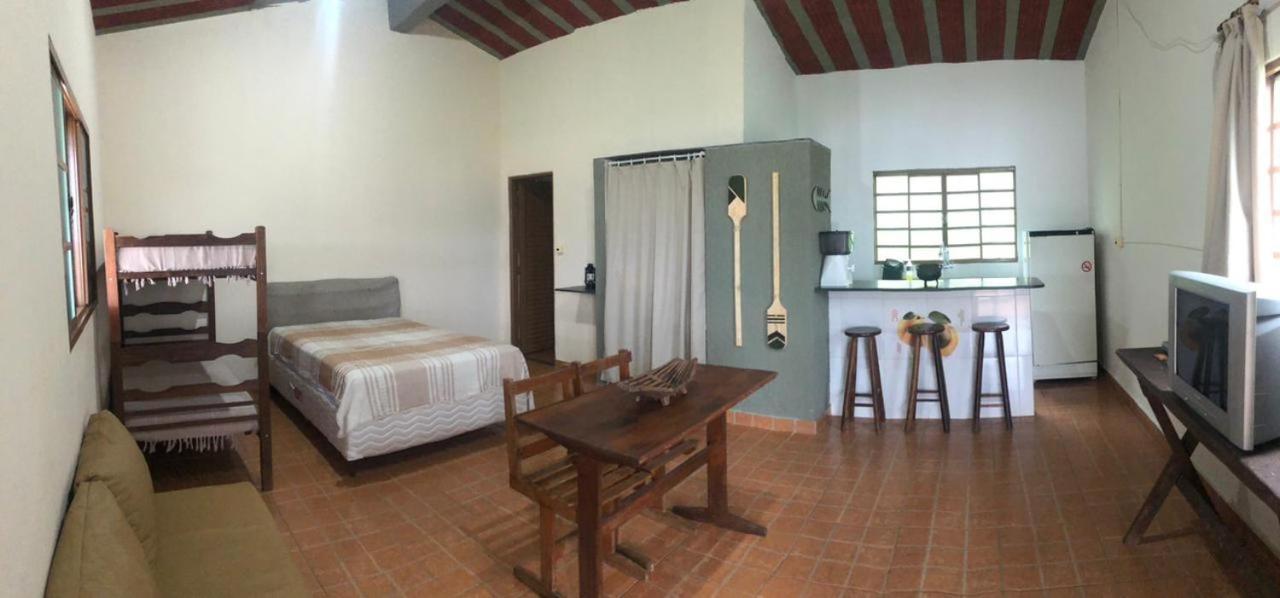 Hotel Pesqueiro Rancho Feliz Fama Esterno foto